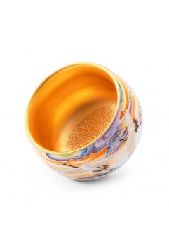Golden Crane Porcelain Tea Cup