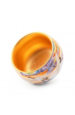 Golden Crane Porcelain Tea Cup