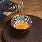 Colorful gilded peacock built lamp