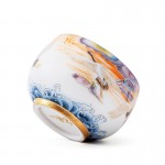 Golden Crane Porcelain Tea Cup