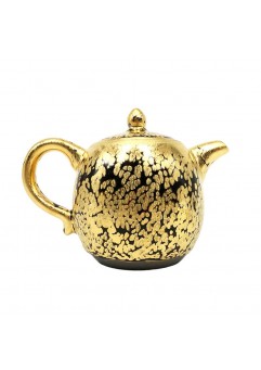 Gold oil drops to build a teapot