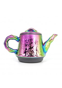 Iridescent Rainbow Jian Ware Teapot