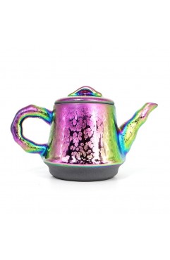 Iridescent Rainbow Jian Ware Teapot