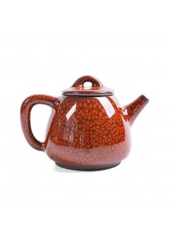 Red Partridge Spot Jian Ware Teapot