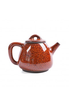 Red Partridge Spot Jian Ware Teapot