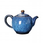 Kiln-Changed Starry Hare's Fur Teapot