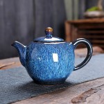 Kiln-Changed Starry Hare's Fur Teapot