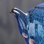 Kiln-Changed Starry Hare's Fur Teapot